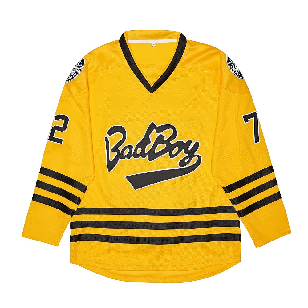 Amazon.com: Men's Smalls #72 Bad Boy Yellow 90S Hip Hop Long